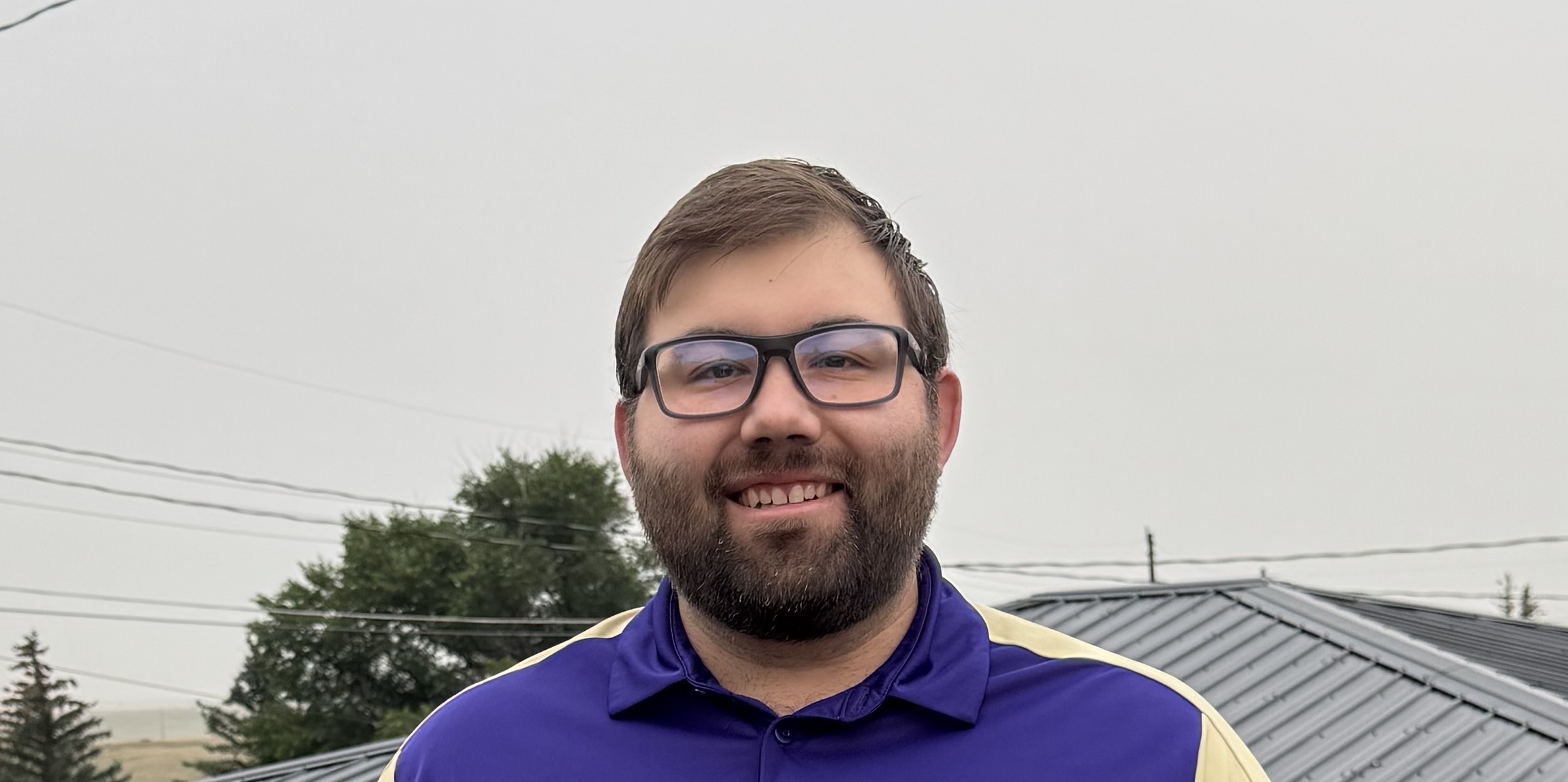 Principal Brandon Furr prepares for another school year at Cut Bank Middle School.
