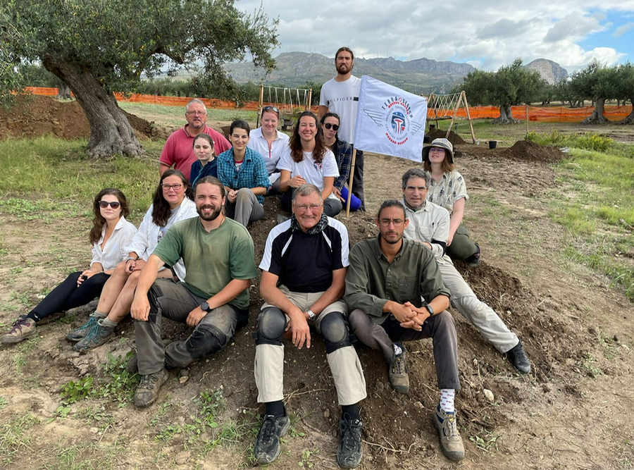 Retired Army Colonel PJ Dermer and team in the field.